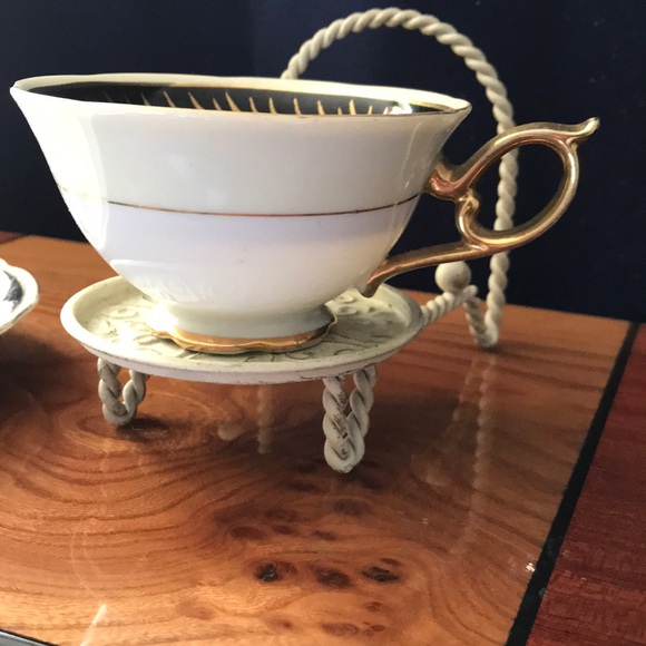 Antique Cup and Saucer Set. Stamped    NW-C - 245 - Picture 3 of 4